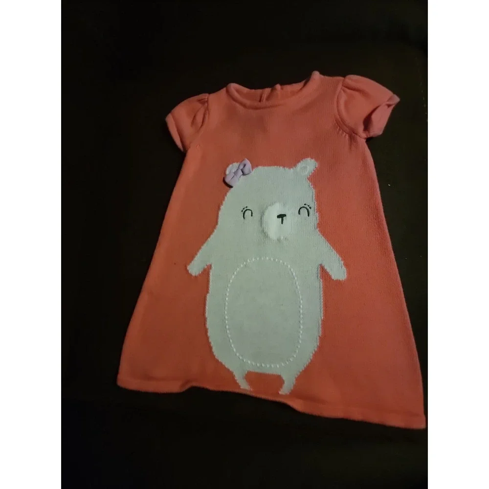 Woodland wonder bear sweater dress‎ size 18 24 months